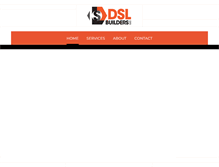 Tablet Screenshot of dsl-builders.com